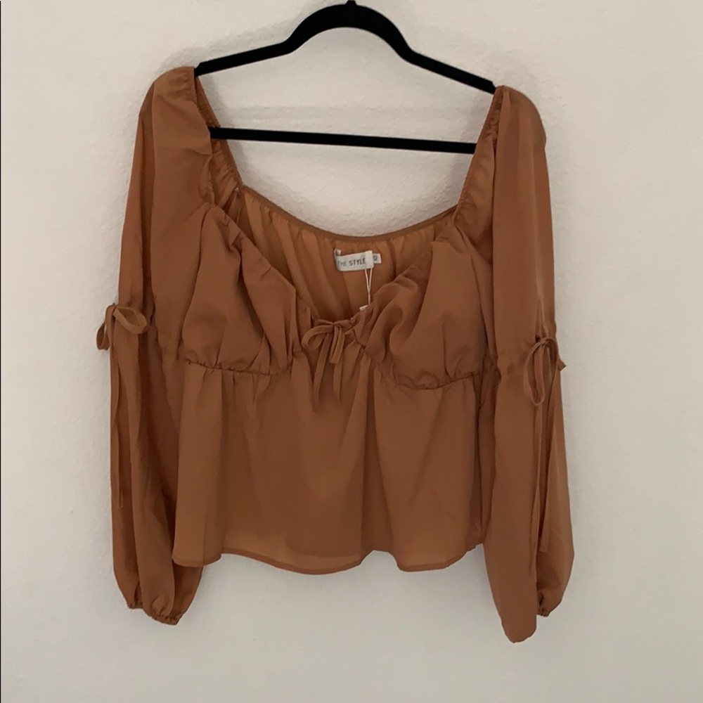 Nude blouse